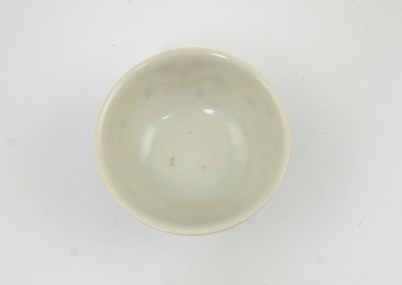 A Chinese underglaze blue and iron red bowl, Daoguang seal mark and possibly of the period
